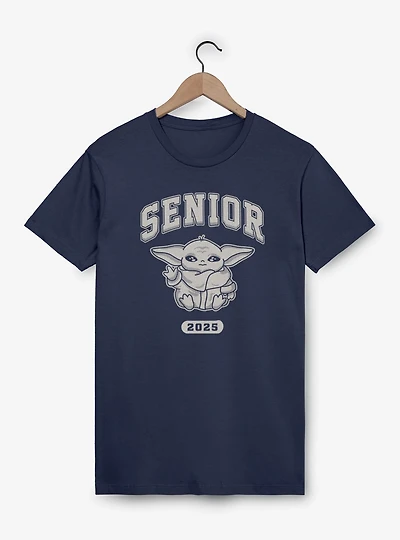 Star Wars The Mandalorian Senior 2025 Grad Grogu T-Shirt