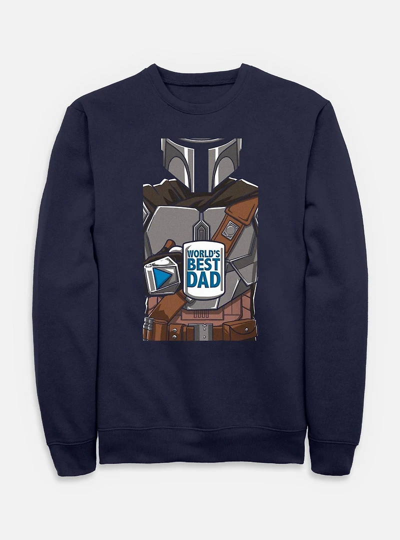 Star Wars The Mandalorian World's Best Dad Boba Fett Sweatshirt