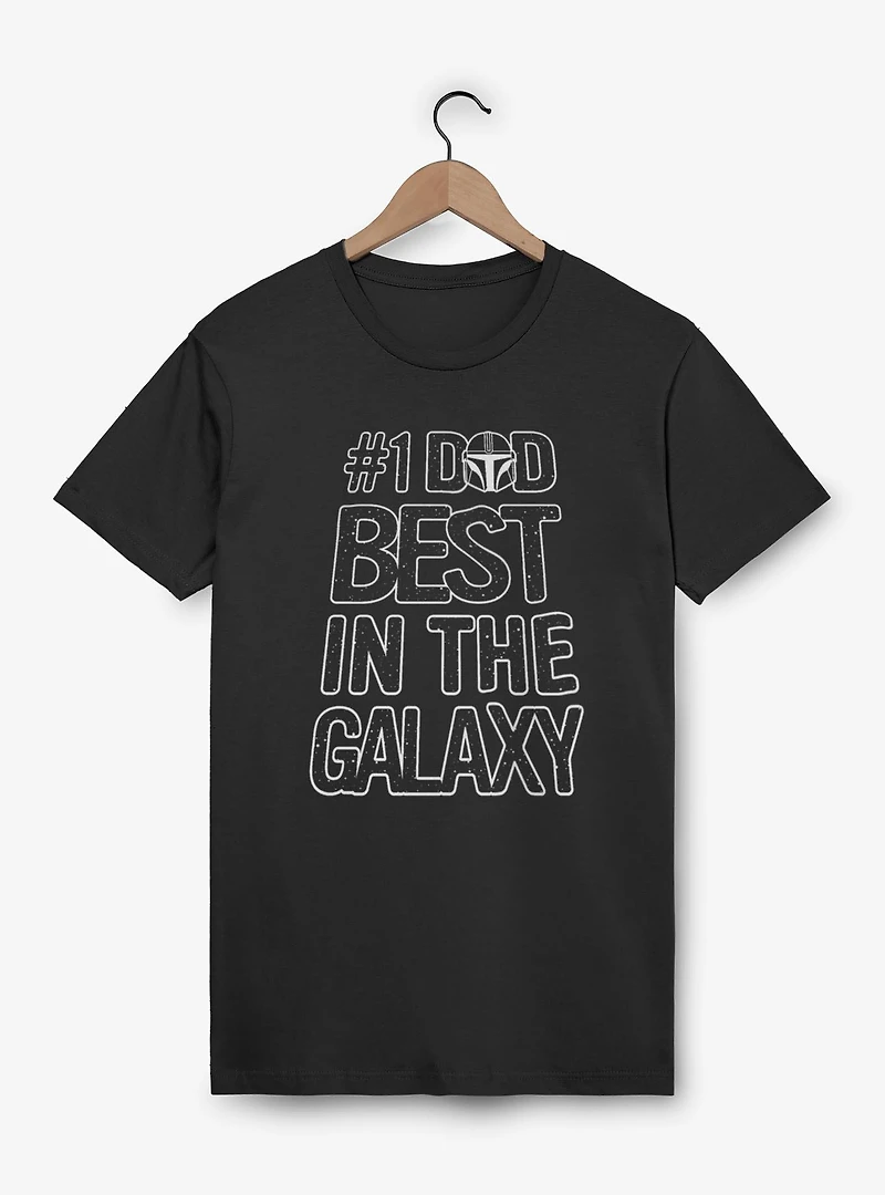 Star Wars The Mandalorian Number 1 Dad Best Galaxy T-Shirt