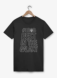 Star Wars The Mandalorian Number 1 Dad Best Galaxy T-Shirt