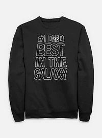Star Wars The Mandalorian Number 1 Dad Best Galaxy Sweatshirt