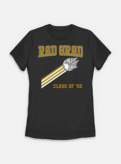 Star Wars Rad Grad Millennium Falcon Class of 25 Womens T-Shirt