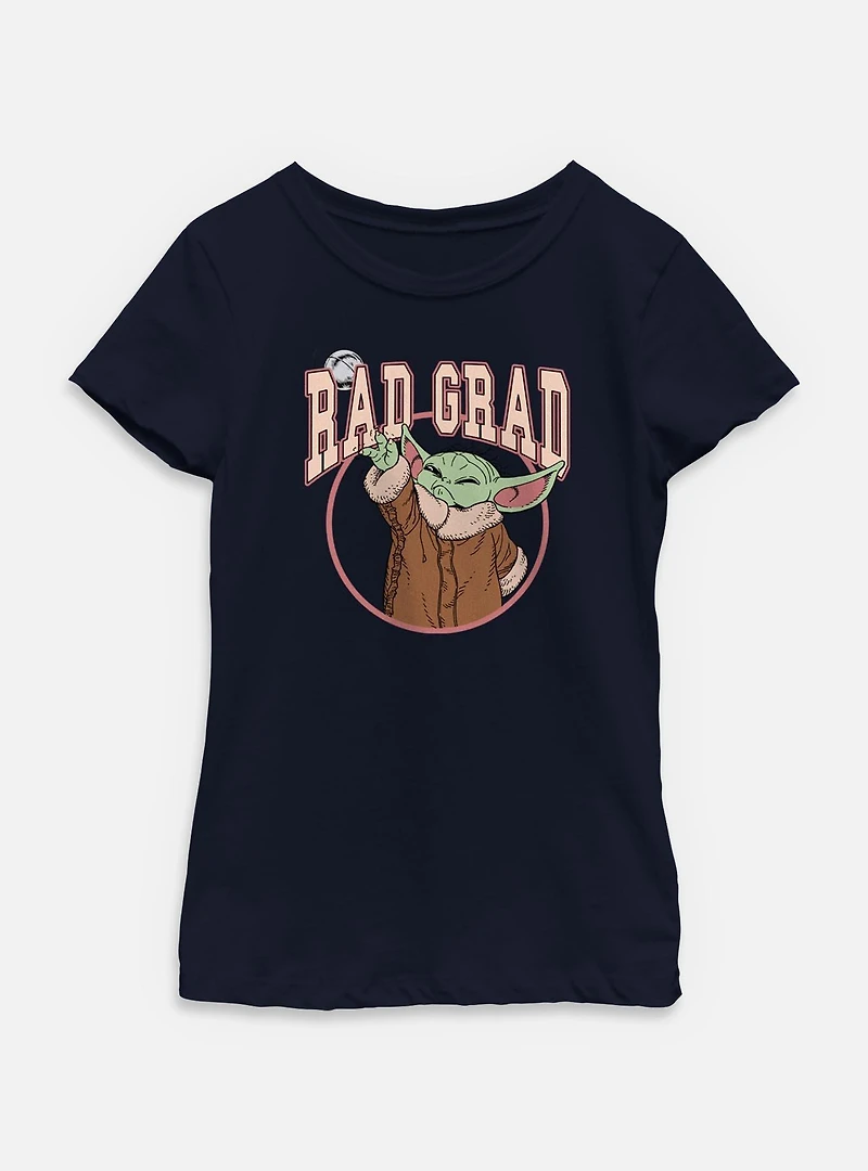 Star Wars The Mandalorian Rad Grad Grogu Youth Girls T-Shirt
