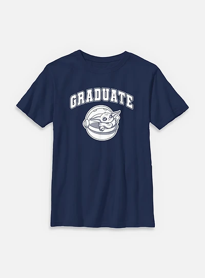Star Wars The Mandalorian Graduate Grogu Youth T-Shirt