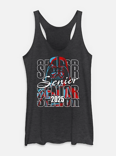 Star Wars Senior 2025 Grad Darth Vader Womens Tank Top