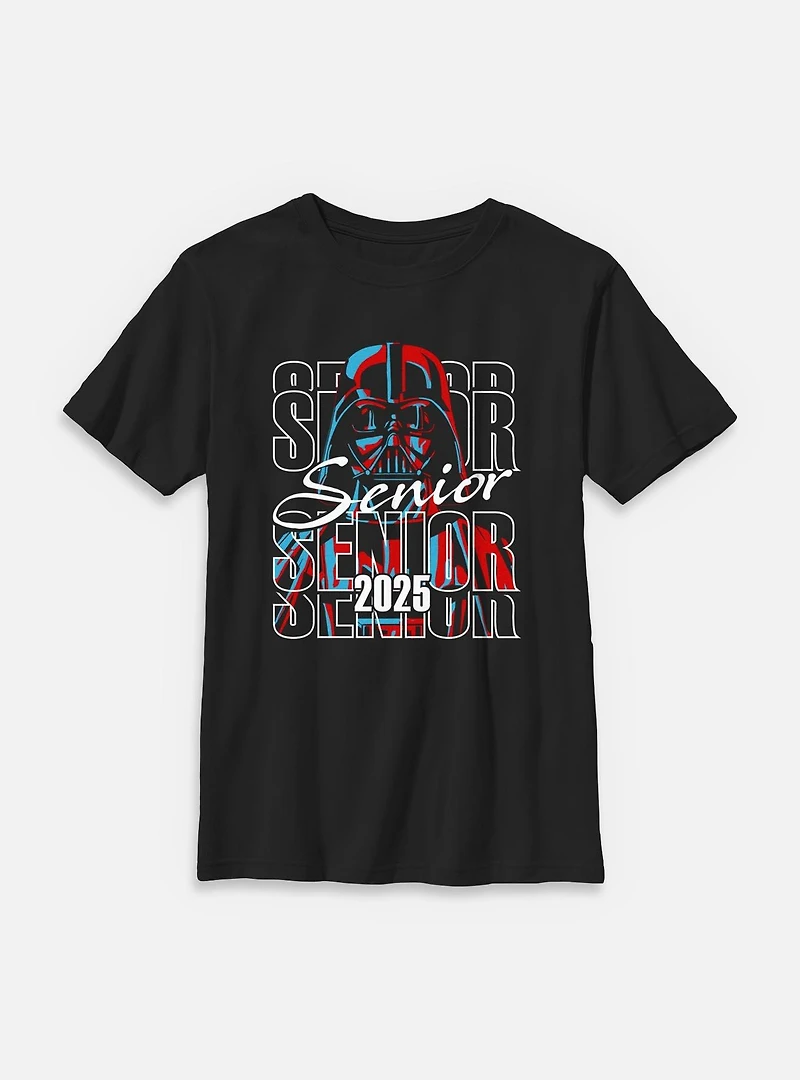 Star Wars Senior 2025 Grad Darth Vader Youth T-Shirt