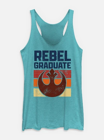 Star Wars Rebel Graduate Womens Tank Top