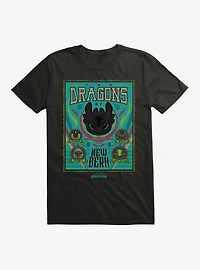 How To Train Your Dragon New Berk Dragons T-Shirt