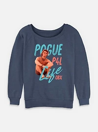 Outer Banks Pogue Life John Womens Slouchy Sweatshirt