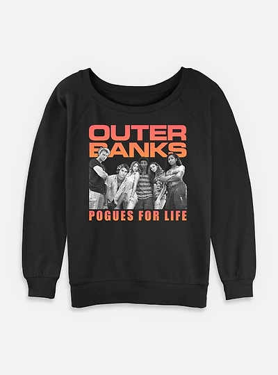 Outer Banks Chateau Tree Womens Slouchy Sweatshirt