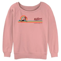 Outer Banks Silhouette Girl Kildare Island Womens Slouchy Sweatshirt