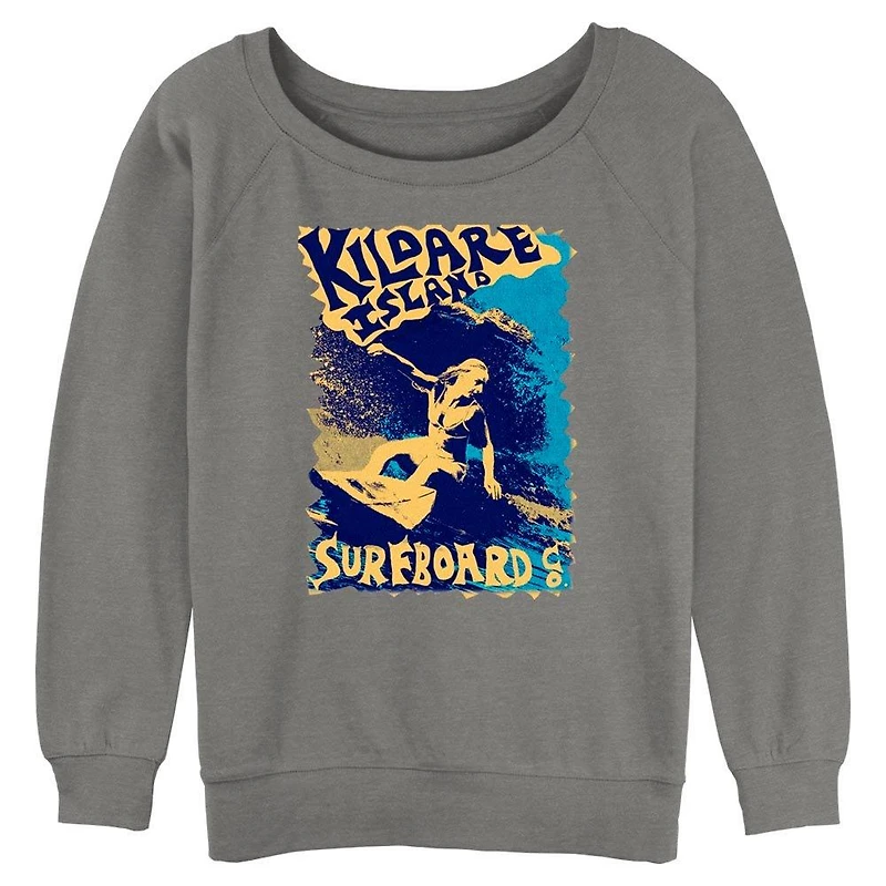Outer Banks Sarah Surfing Womens Slouchy Sweatshirt