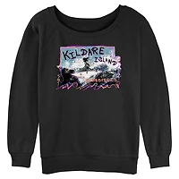 Outer Banks Kie Surfing Womens Slouchy Sweatshirt