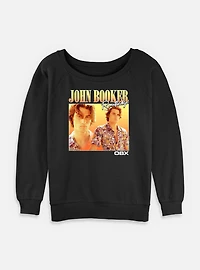 Outer Banks John Booker Collage Womens Slouchy Sweatshirt