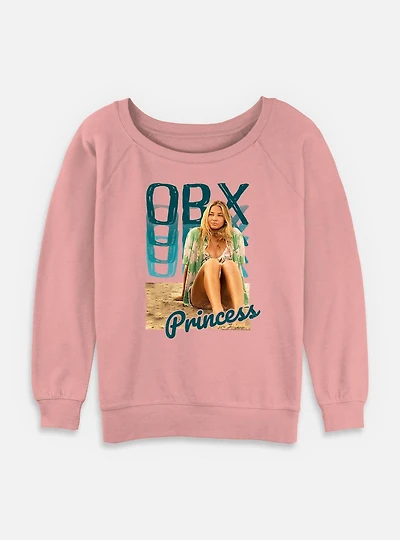 Outer Banks Princess Sarah Womens Slouchy Sweatshirt