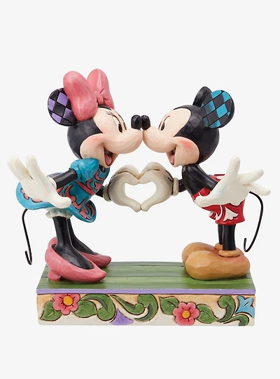 Disney Mickey & Minnie with Heart Jim Shore Figurine