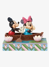 Disney Mickey & Minnie Love Boat Jim Shore LED Figure