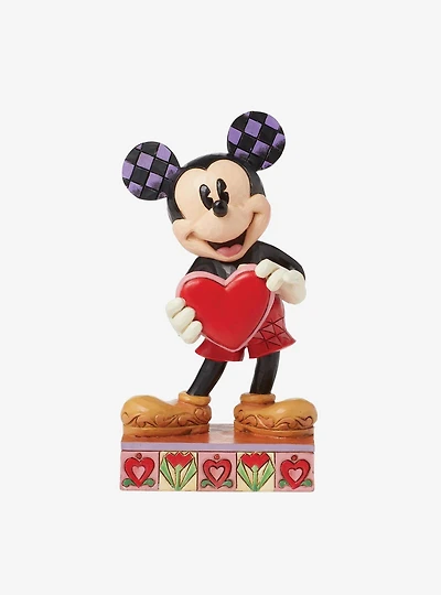 Disney Mickey Mouse Heart Jim Shore Figurine