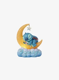 Disney Lilo & Stitch Scrump on Moon Jim Shore LED Figure