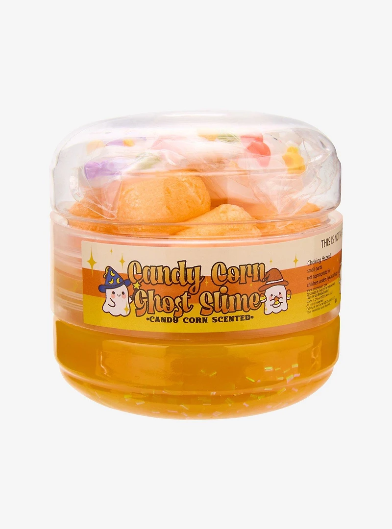 Candy Corn Ghost Candy Corn Scented Slime