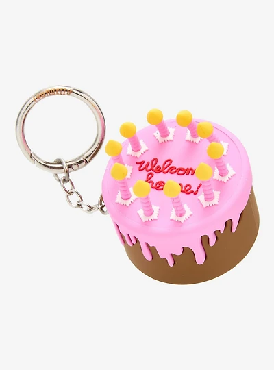 Coraline Welcome Home Cake Molded Keychain — BoxLunch Exclusive