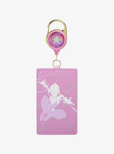 Loungefly Marvel Spider-Gwen Pearlescent Retractable Lanyard — BoxLunch Exclusive