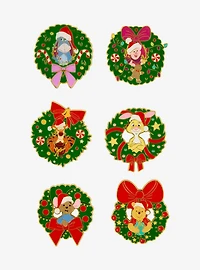 Loungefly Disney Winnie the Pooh Holiday Wreath Blind Box Enamel Pin — BoxLunch Exclusive