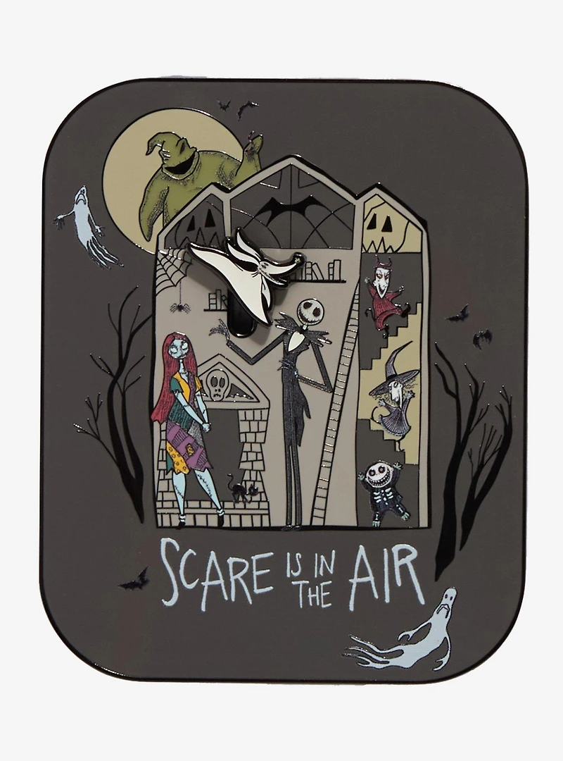 Loungefly Disney The Nightmare Before Christmas Moving Glow-in-the-Dark Limited Edition Enamel Pin - BoxLunch Exclusive
