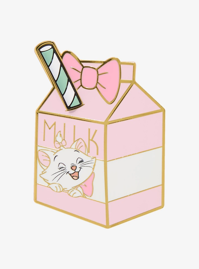 Loungefly Disney The Aristocats Marie Milk Carton Limited Edition Enamel Pin — BoxLunch Exclusive