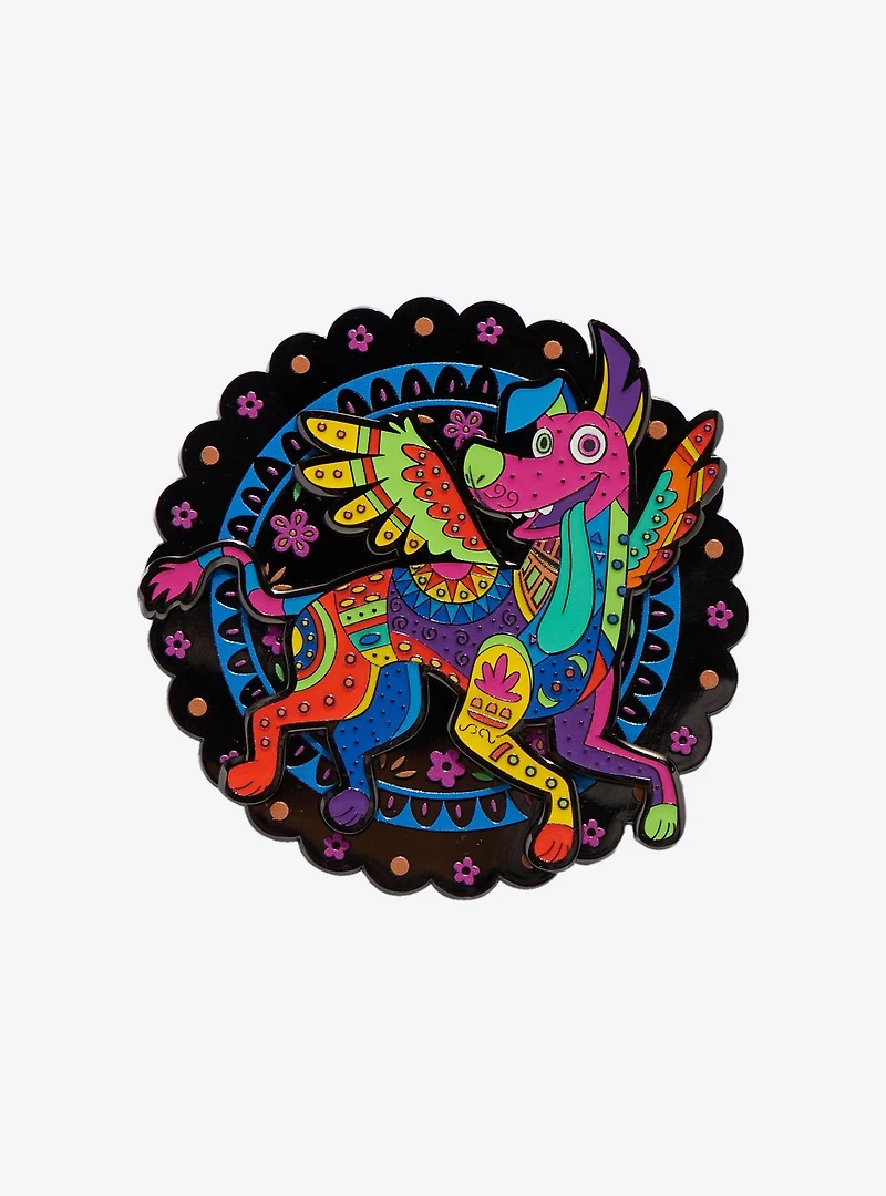 Disney Pixar Coco Dante Glow-in-the-Dark Spinning Limited Edition Enamel Pin — BoxLunch Exclusive