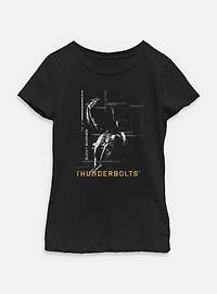 Marvel Thunderbolts* Bucky Barnes Silhouette Youth Girls T-Shirt