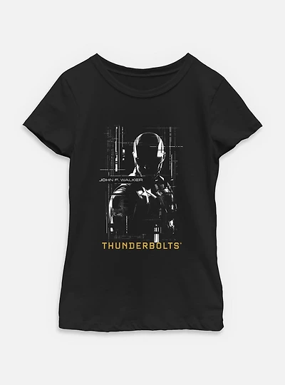 Marvel Thunderbolts* John F Walker Silhouette Youth Girls T-Shirt