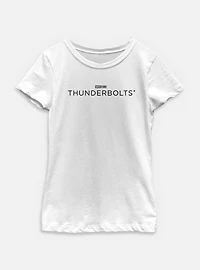 Marvel Thunderbolts* Black Logo Youth Girls T-Shirt