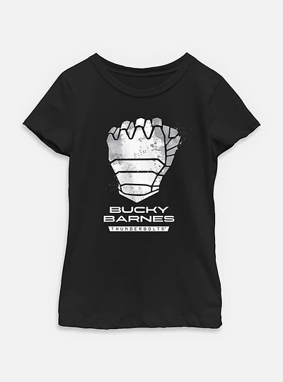 Marvel Thunderbolts* Bucky Barnes Logo Youth Girls T-Shirt