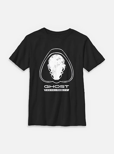 Marvel Thunderbolts* Ghost Logo Youth T-Shirt