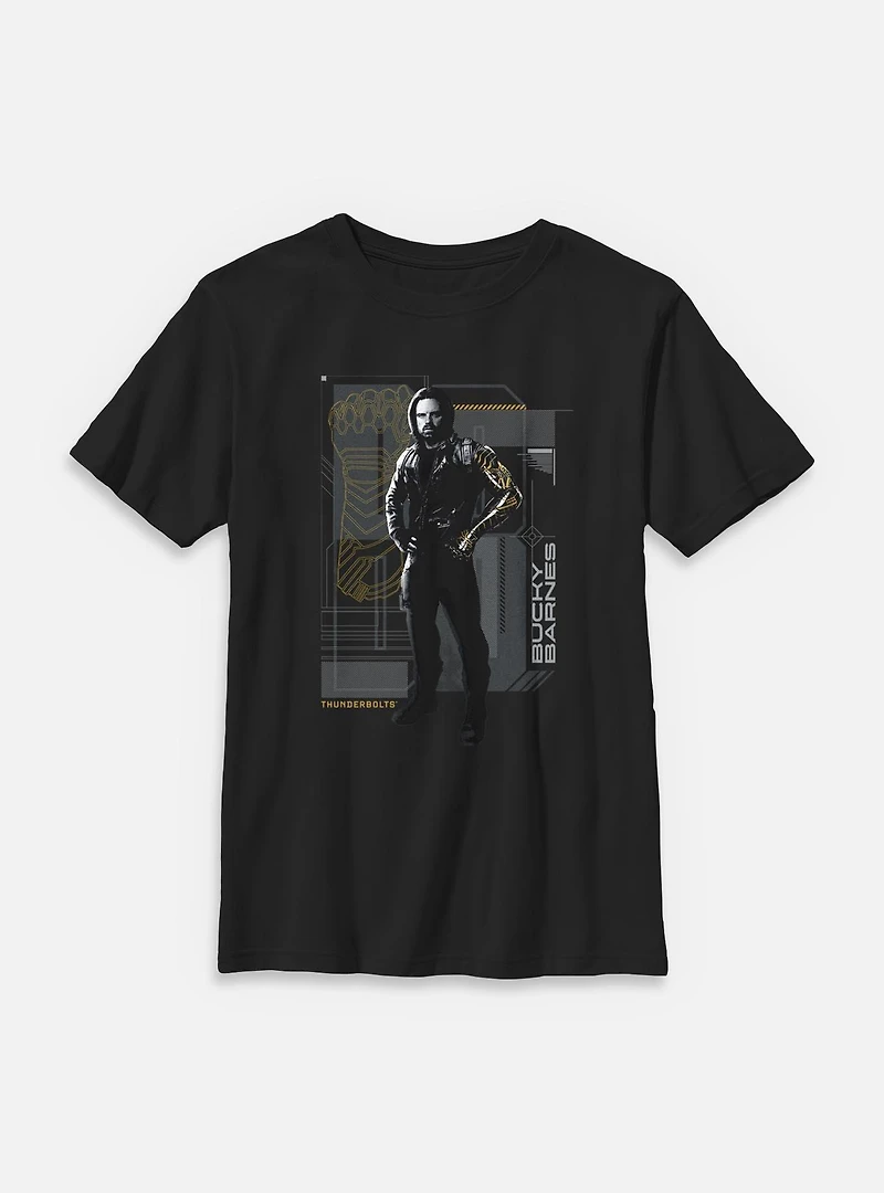 Marvel Thunderbolts* Bucky Barnes Pose Youth T-Shirt