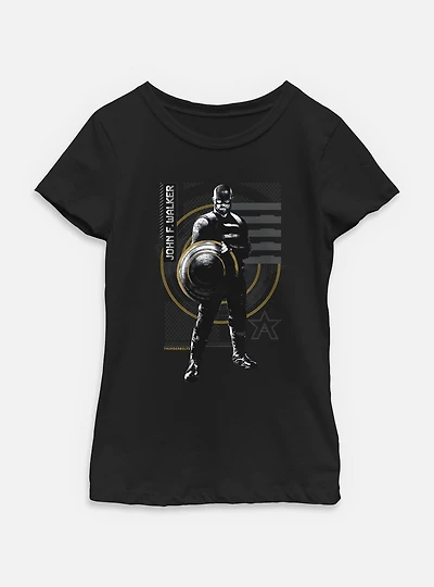 Marvel Thunderbolts* John F Walker Pose Youth Girls T-Shirt