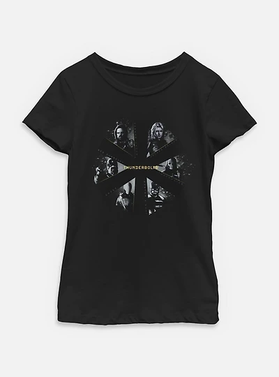 Marvel Thunderbolts* Team Portrait Youth Girls T-Shirt