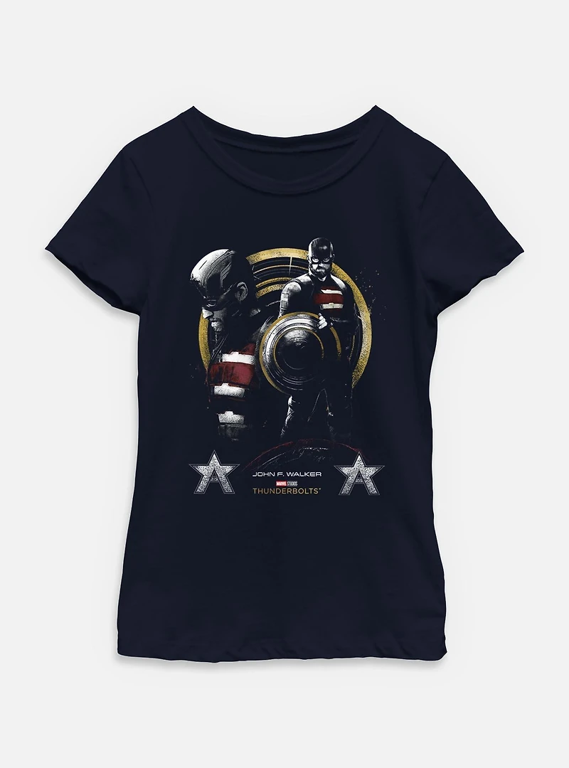 Marvel Thunderbolts* John F Walker Fallen Star Youth Girls T-Shirt