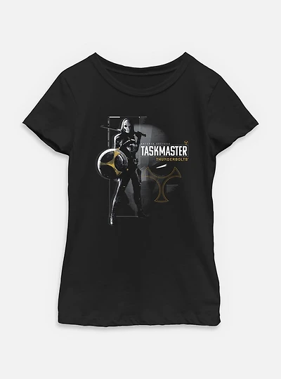 Marvel Thunderbolts* Antonia Dreykov Taskmaster Youth Girls T-Shirt