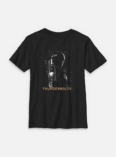 Marvel Thunderbolts* Yelena Belova Silhouette Youth T-Shirt