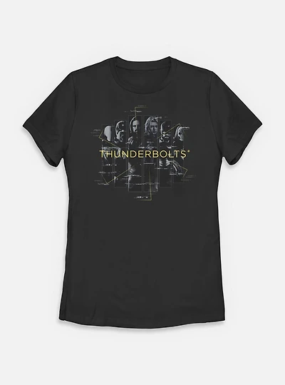 Marvel Thunderbolts* Crew Portrait Womens T-Shirt