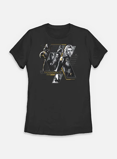 Marvel Thunderbolts* Anti Heroes Collage Womens T-Shirt