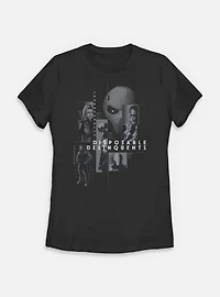 Marvel Thunderbolts* Disposable Delinquents Group Womens T-Shirt
