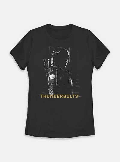 Marvel Thunderbolts* Yelena Belova Silhouette Womens T-Shirt