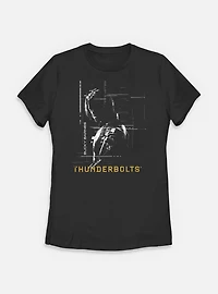 Marvel Thunderbolts* Bucky Barnes Silhouette Womens T-Shirt