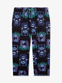 Disney The Nightmare Before Christmas Jack & Sally Allover Print Plus Sleep Pants — BoxLunch Exclusive