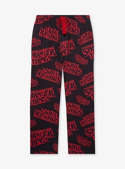 Stranger Things Title Allover Print Sleep Pants — BoxLunch Exclusive