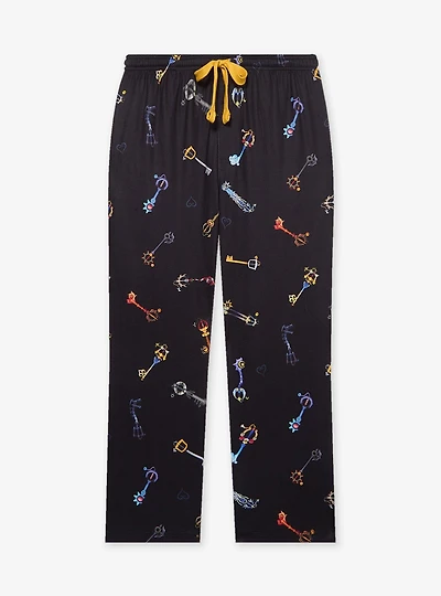Disney Kingdom Hearts Keyblades Allover Print Sleep Pants - BoxLunch Exclusive