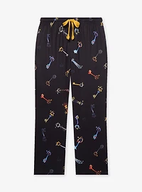 Disney Kingdom Hearts Keyblades Allover Print Plus Sleep Pants - BoxLunch Exclusive